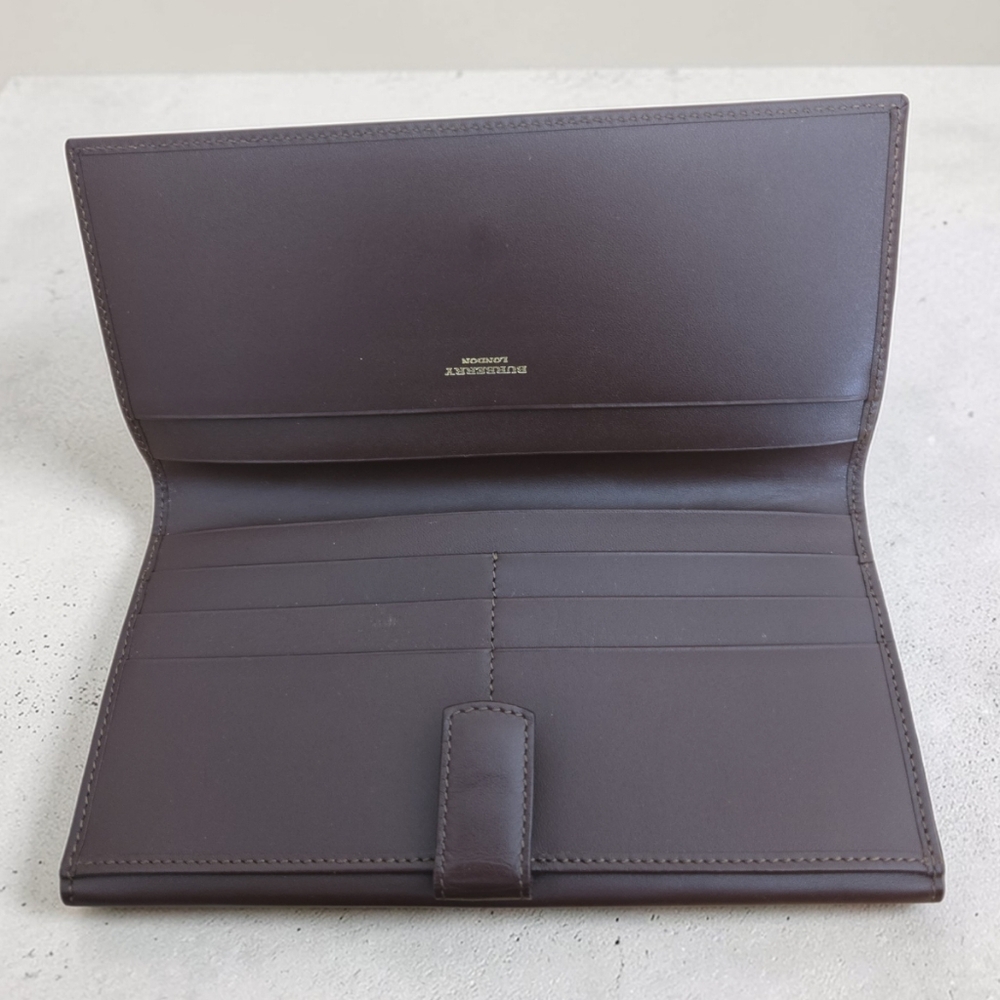 Burberry Beige Nova Check Wallet with Brown Leather Trim - Picture 5 of 15
